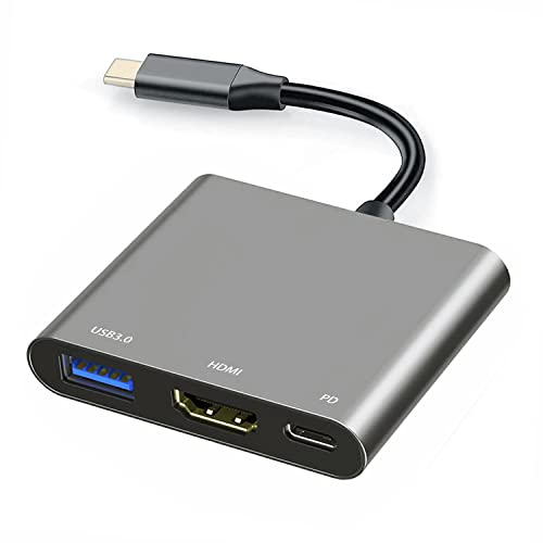 ポータルモニターブラック USB-C HDMI MacBook Air Amazon | USB C - HDMI マルチポートアダプター 充電ポート付き